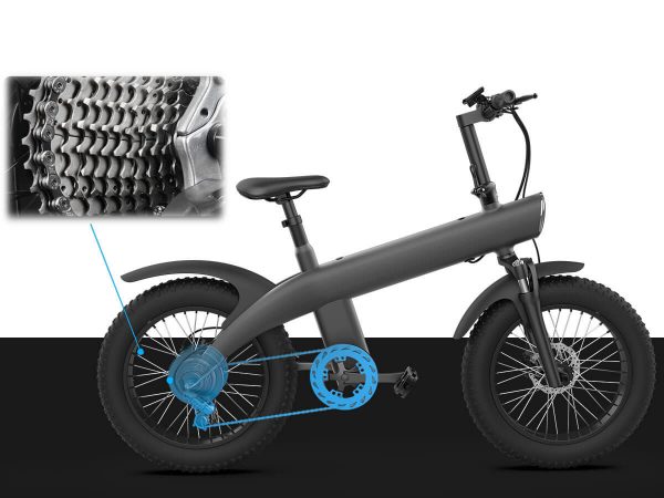 7 speed fat tire ebike