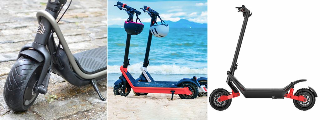 Dual motor electric scooter