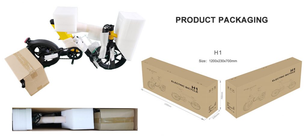 HX H1 Ebike packing