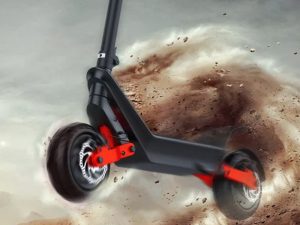 dual motor electric scooter