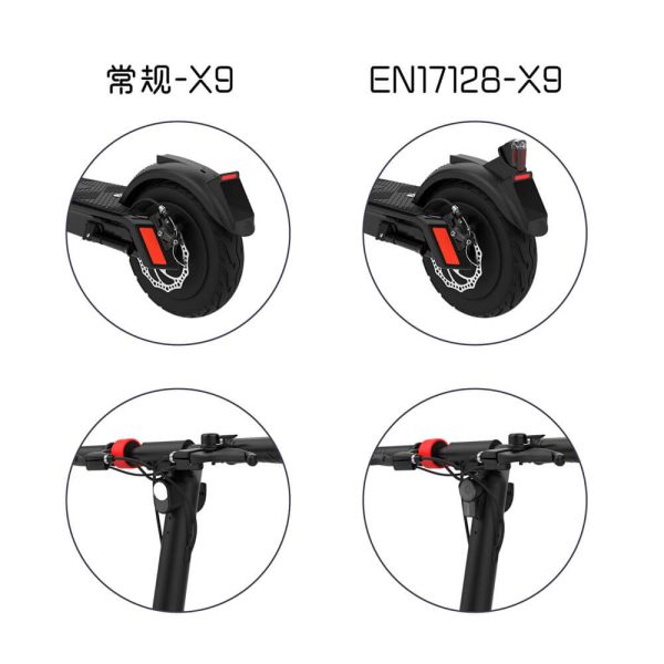 x9 scooter light